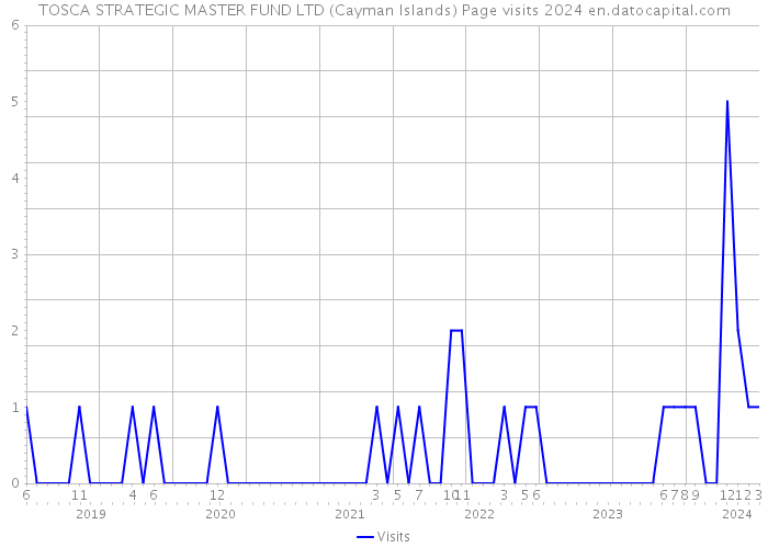 TOSCA STRATEGIC MASTER FUND LTD (Cayman Islands) Page visits 2024 