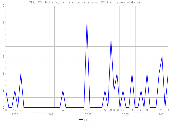 YELLOW TREE (Cayman Islands) Page visits 2024 