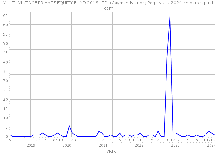MULTI-VINTAGE PRIVATE EQUITY FUND 2016 LTD. (Cayman Islands) Page visits 2024 