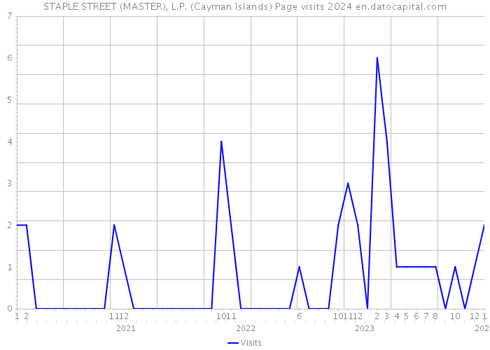 STAPLE STREET (MASTER), L.P. (Cayman Islands) Page visits 2024 
