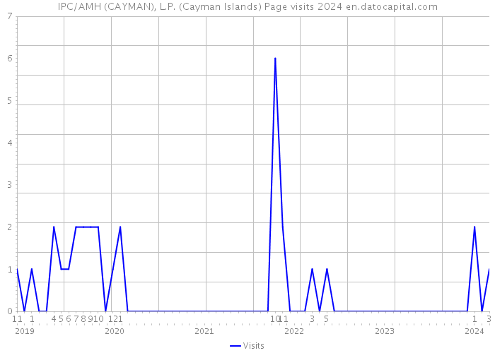 IPC/AMH (CAYMAN), L.P. (Cayman Islands) Page visits 2024 