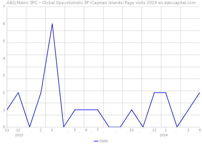 A&Q Metric SPC - Global Opportunistic SP (Cayman Islands) Page visits 2024 