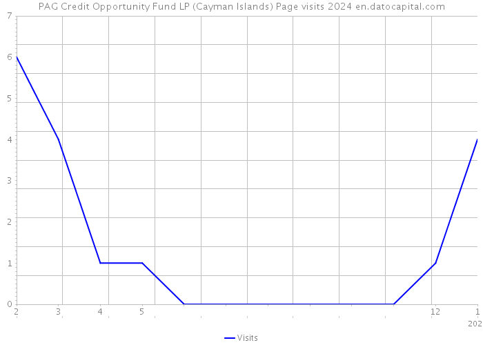 PAG Credit Opportunity Fund LP (Cayman Islands) Page visits 2024 