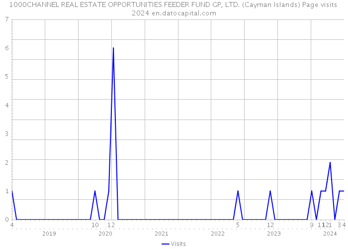 1000CHANNEL REAL ESTATE OPPORTUNITIES FEEDER FUND GP, LTD. (Cayman Islands) Page visits 2024 