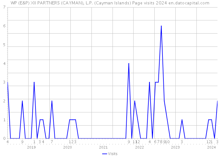 WP (E&P) XII PARTNERS (CAYMAN), L.P. (Cayman Islands) Page visits 2024 
