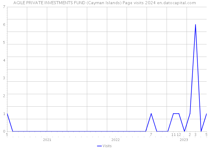 AGILE PRIVATE INVESTMENTS FUND (Cayman Islands) Page visits 2024 