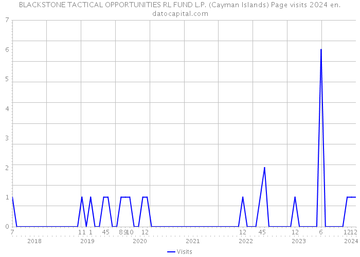 BLACKSTONE TACTICAL OPPORTUNITIES RL FUND L.P. (Cayman Islands) Page visits 2024 