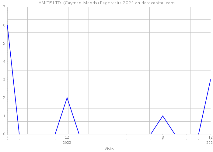 AMITE LTD. (Cayman Islands) Page visits 2024 