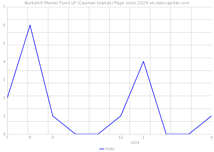 Burkehill Master Fund LP (Cayman Islands) Page visits 2024 