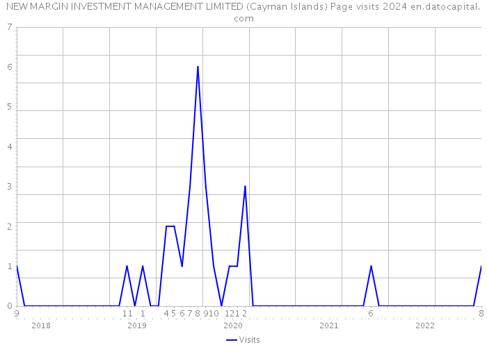 NEW MARGIN INVESTMENT MANAGEMENT LIMITED (Cayman Islands) Page visits 2024 
