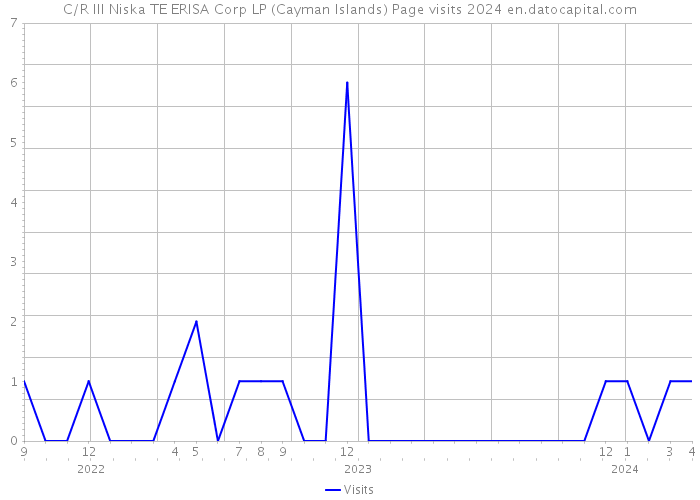 C/R III Niska TE ERISA Corp LP (Cayman Islands) Page visits 2024 