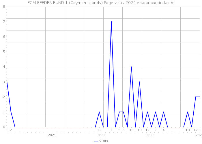 ECM FEEDER FUND 1 (Cayman Islands) Page visits 2024 