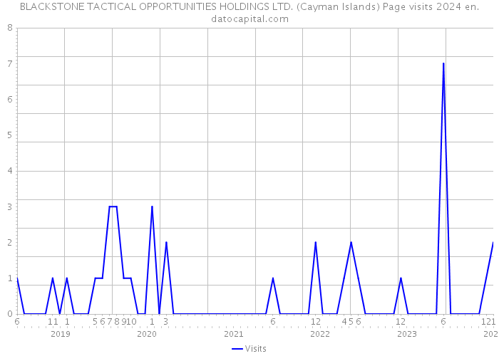 BLACKSTONE TACTICAL OPPORTUNITIES HOLDINGS LTD. (Cayman Islands) Page visits 2024 