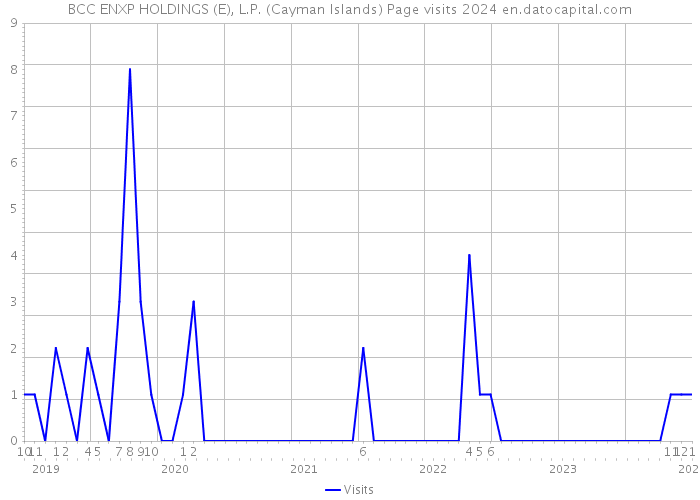 BCC ENXP HOLDINGS (E), L.P. (Cayman Islands) Page visits 2024 