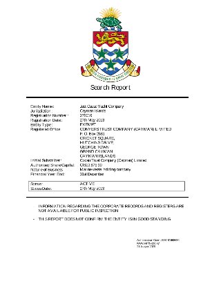 Company Search Report Details (page 1)